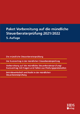 Paket Vorbereitung auf die mündliche Steuerberaterprüfung 2021/2022 - Barzen, Arno; Dauber, Harald; Holzner, Christiane; Ermers, Marcus; Fränznick, Thomas; Grobshäuser, Uwe; Hammes, Felix; Hammes, Philipp; Hellmer, Jörg W.; Hendricks, Lukas; Kaponig, Andre; Pientka, Klaus; Radeisen, Rolf-Rüdiger; Voos, Christoph; Krennrich-Böhm, Sabrina; Ramb, Jörg