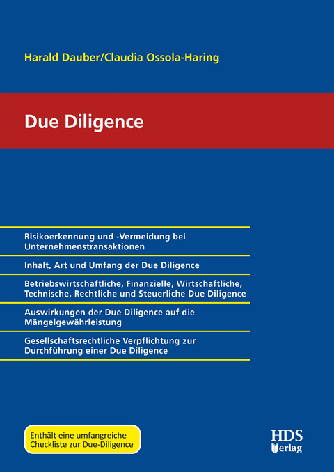 Due Diligence - Harald Dauber, Claudia Ossola-Haring