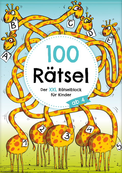 XXL-Rätselblock für Kinder ab 4 Jahren: 100 Rätsel für Freizeit und Urlaub in DIN A5 | Labyrinthe, Punkt zu Punkt, finde den Fehler, Ausmalbilder uvm. | Übungsheft zur Stärkung der Feinmotorik und Konzentration - Lisa Wirth