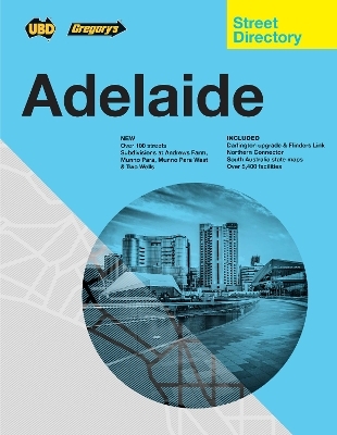 Adelaide Compact Street Directory 2022 13th -  UBD Gregory's