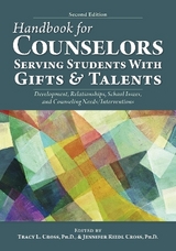 Handbook for Counselors Serving Students With Gifts and Talents - Cross, Tracy L.; Cross, Jennifer Riedl