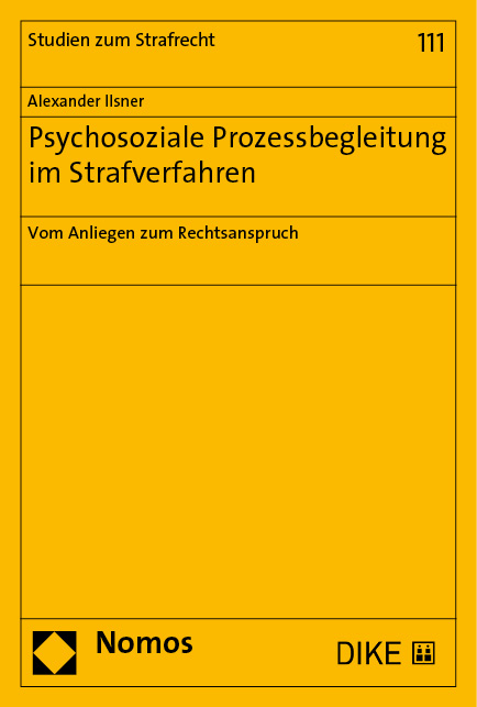 Psychosoziale Prozessbegleitung im Strafverfahren - Alexander Ilsner