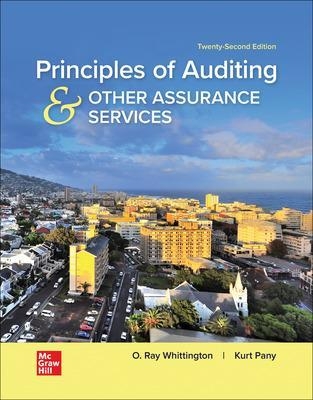 Principles of Auditing & Other Assurance Services - Ray Whittington, Kurt Pany