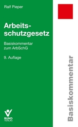 Arbeitsschutzgesetz - Pieper, Ralf