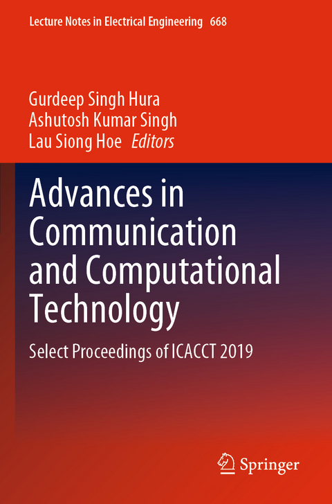 Advances in Communication and Computational Technology - 