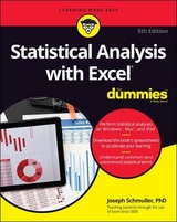 Statistical Analysis with Excel For Dummies - Schmuller, Joseph