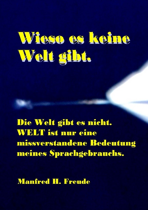 Wieso es keine Welt gibt. - Manfred H. Freude