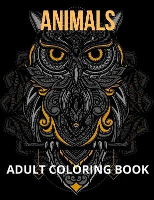 Animals Adult Coloring Book - Jocelyn Crawford