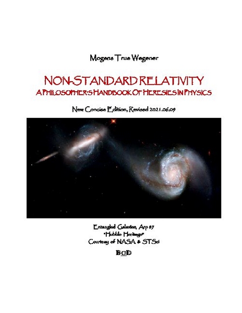 Non-Standard Relativity - Mogens True Wegener