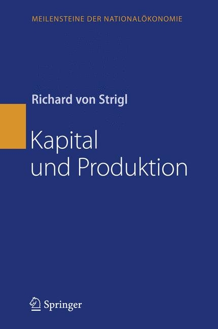 Kapital und Produktion - Richard Strigl