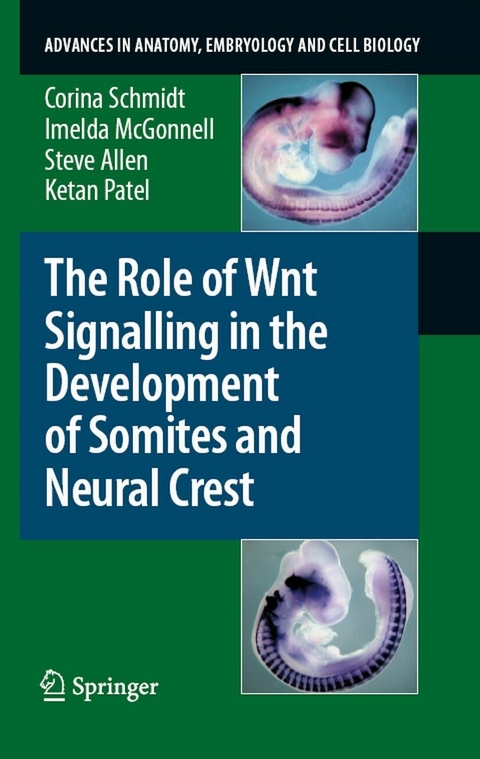 The Role of Wnt Signalling in the Development of Somites and Neural Crest - Corina Schmidt, Imelda McGonnell, Steve Allen, Ketan Patel