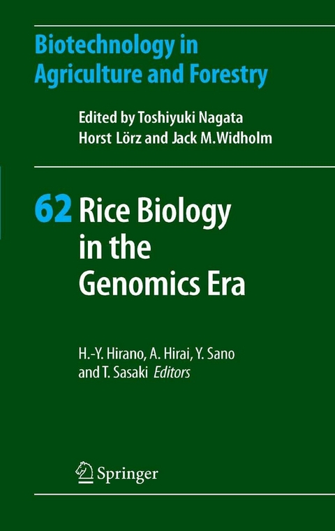 Rice Biology in the Genomics Era - 