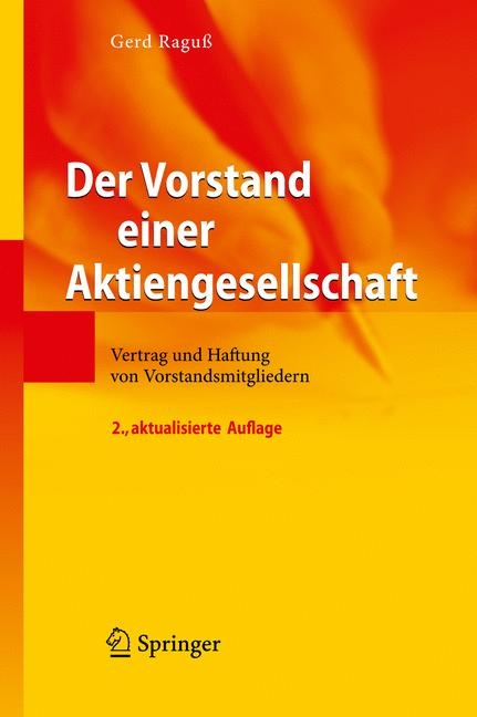 Der Vorstand einer Aktiengesellschaft - Gerd Raguß