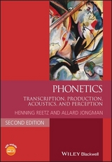 Phonetics - Reetz, Henning; Jongman, Allard