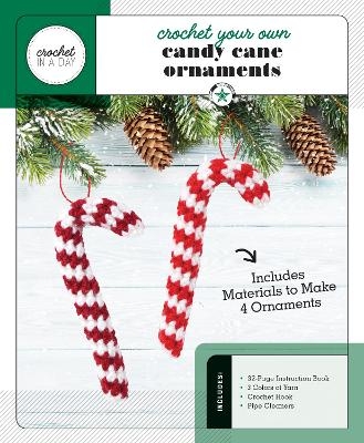 Crochet Your Own Candy Cane Ornaments - KATALIN GALUSZ