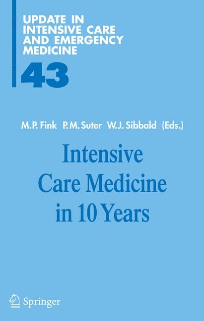 Intensive Care Medicine in 10 Years - 