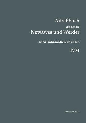 AdreÃbuch der StÃ¤dte Nowawes und Werder fÃ¼r 1934 - 