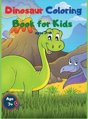 Dinosaur Coloring Book for Kids Ages 3-6 - Fuzz Harriete