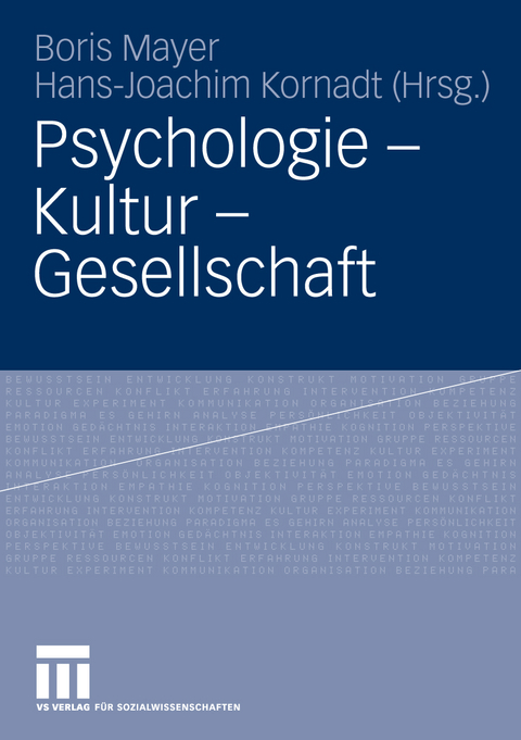 Psychologie - Kultur - Gesellschaft - 