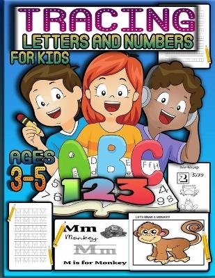 Tracing letters and numbers for kids ages 3-5 - Jessica James