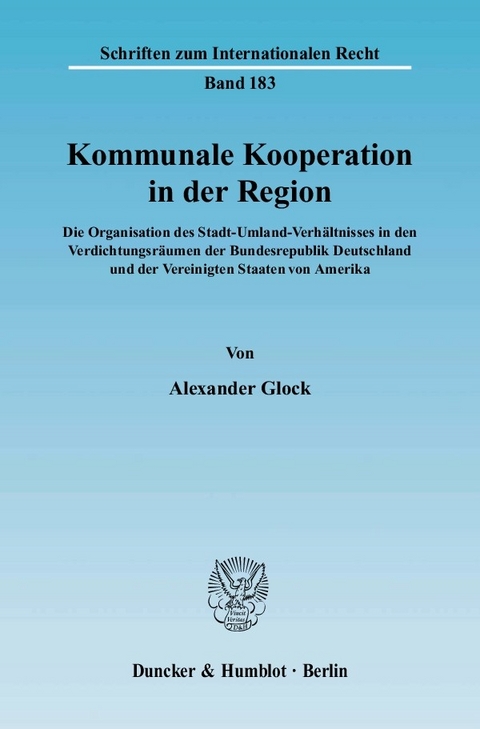 Kommunale Kooperation in der Region. -  Alexander Glock