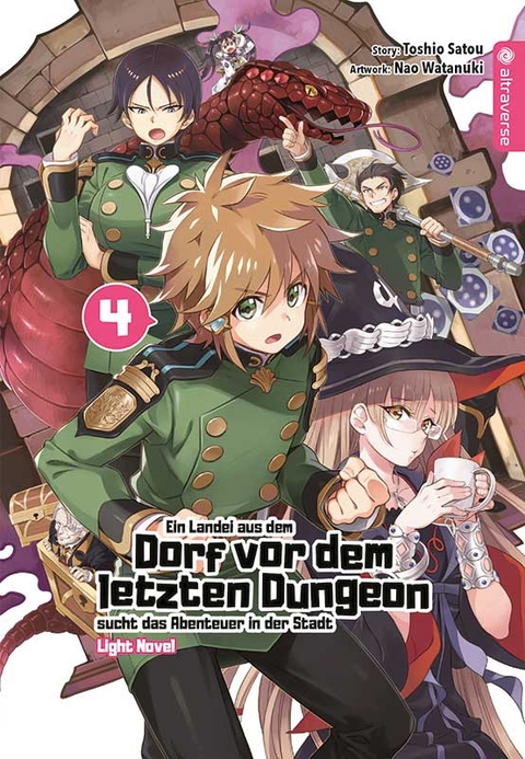 Ein Landei aus dem Dorf vor dem letzten Dungeon sucht das Abenteuer in der Stadt Light Novel 04 - Toshio Satou, Nao Watanuki