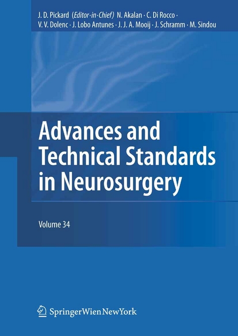 Advances and Technical Standards in Neurosurgery - 