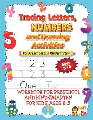 Tracing Letters, Numbers and Drawing Activities - Happy Lion