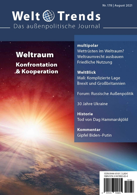 Weltraum - Erhard Crome, Gunter Görner, Georges Hallermayer, Dieter B. Herrmann, Valery Karbalevich, Florian Keisinger, Lutz Kleinwächter, Henning Melber, Götz Neuneck, Walter Schilling, Manfred Schünemann, Arne C. Seifert