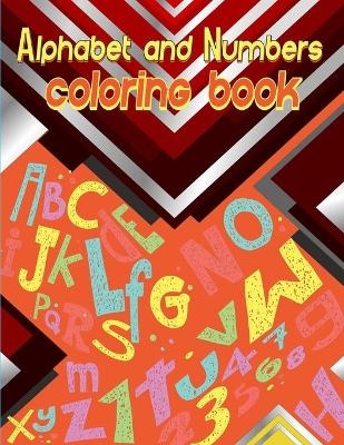 Alphabet and numbers coloring book - Moty M Publisher