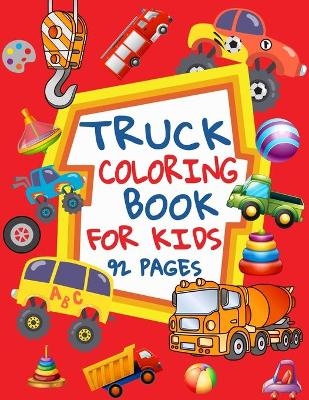 Truck Coloring Book for Kids - Purple Riverr