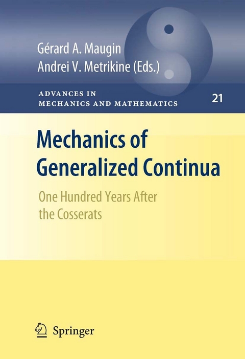 Mechanics of Generalized Continua - 