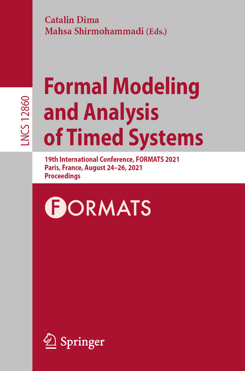 Formal Modeling and Analysis of Timed Systems - 