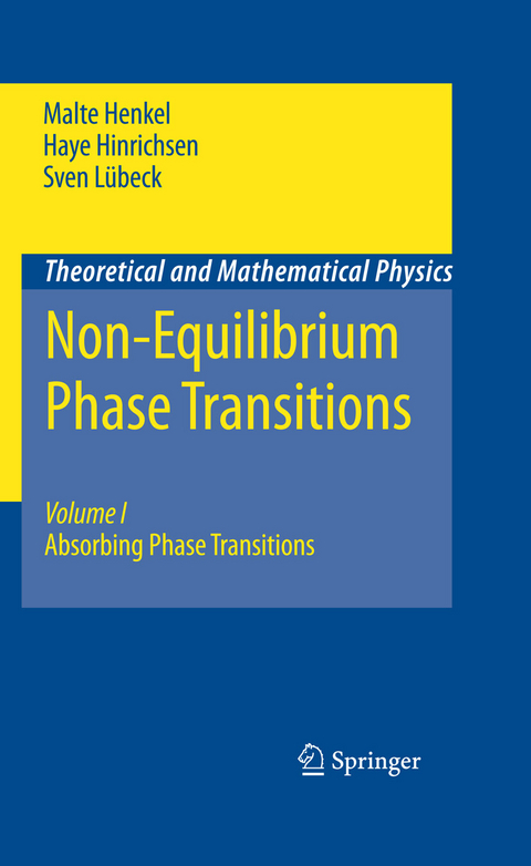 Non-Equilibrium Phase Transitions -  Malte Henkel,  Haye Hinrichsen,  Sven Lubeck