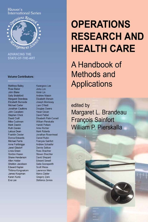 Operations Research and Health Care - 