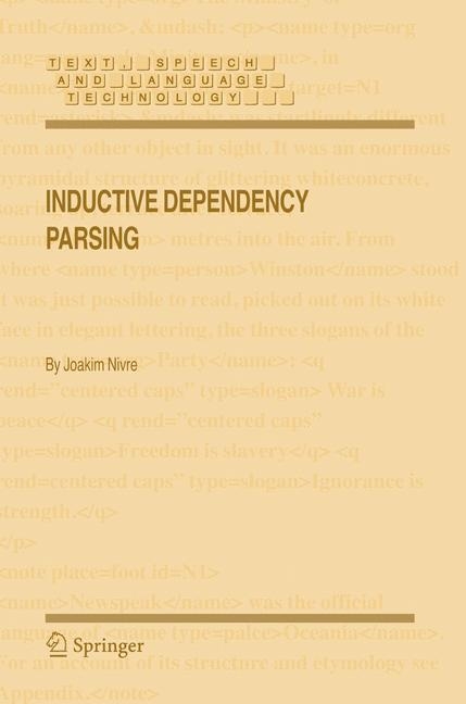 Inductive Dependency Parsing - Joakim Nivre