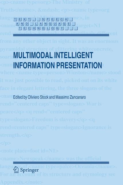 Multimodal Intelligent Information Presentation - 