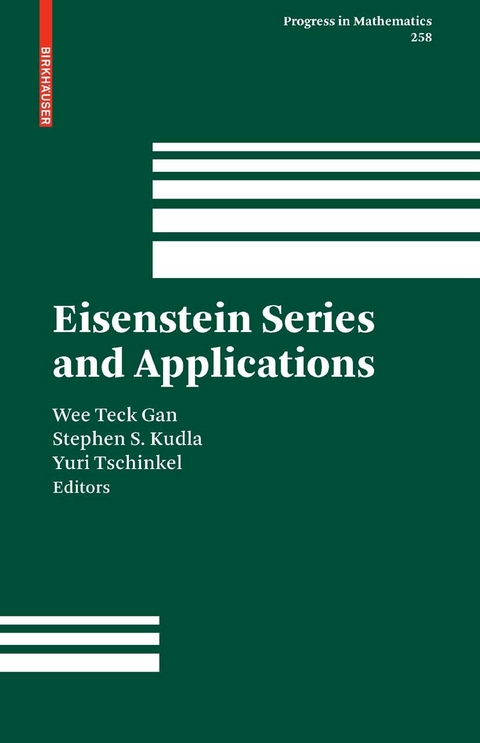 Eisenstein Series and Applications - 