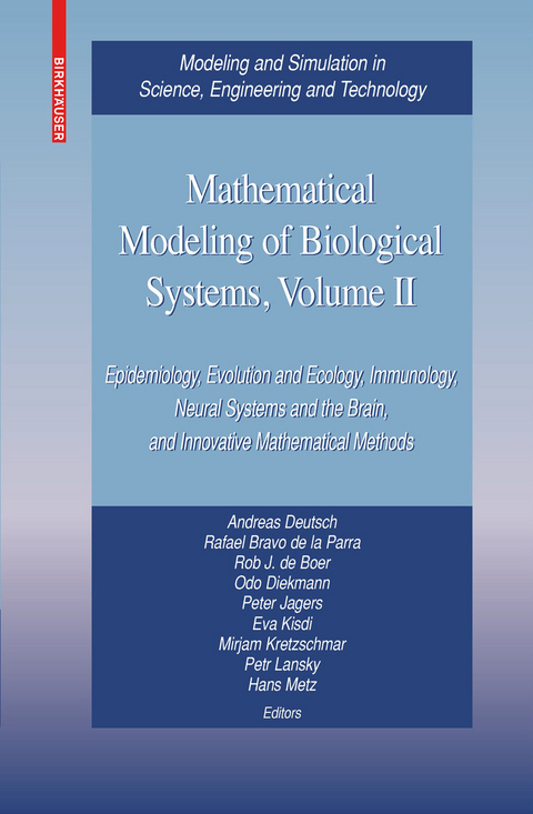 Mathematical Modeling of Biological Systems, Volume II - 