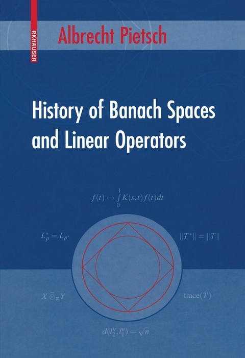 History of Banach Spaces and Linear Operators - Albrecht Pietsch