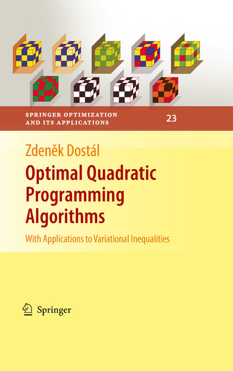 Optimal Quadratic Programming Algorithms - Zdenek Dostál