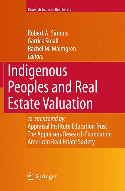 Indigenous Peoples and Real Estate Valuation - 