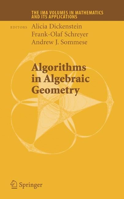 Algorithms in Algebraic Geometry - 