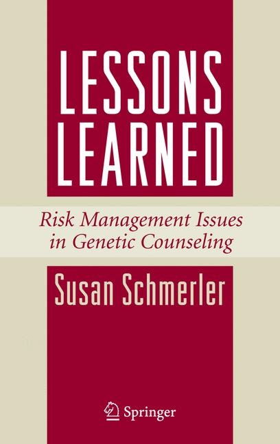 Lessons Learned -  Susan Schmerler