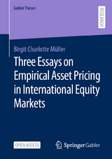 Three Essays on Empirical Asset Pricing in International Equity Markets - Birgit Charlotte Müller