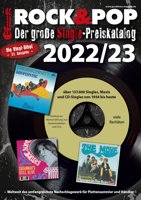 Der große Rock & Pop Single Preiskatalog 2022/23 - Martin Reichold