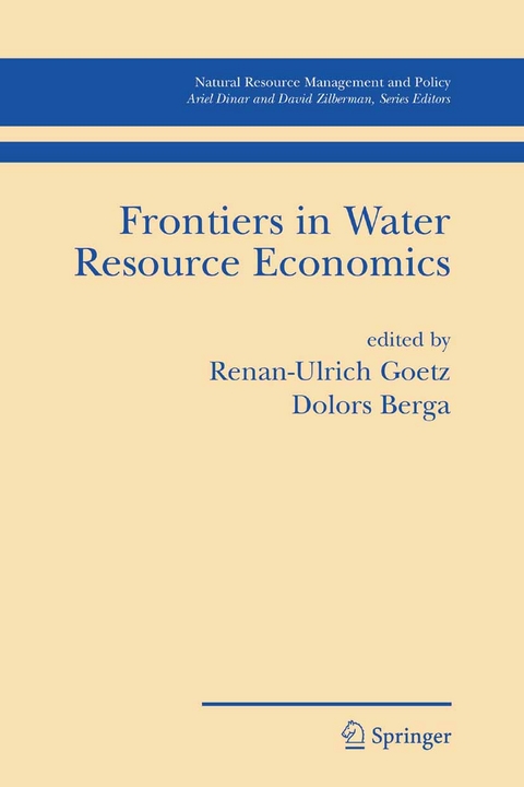 Frontiers in Water Resource Economics - 