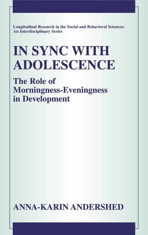 In Sync with Adolescence - Anna-Karin Andershed