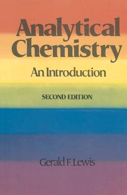 Analytical Chemistry - G.F. Lewis