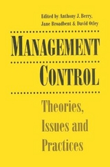 Management Control - Berry, Anthony J.; etc.; Broadbent, Jane; Otley, David